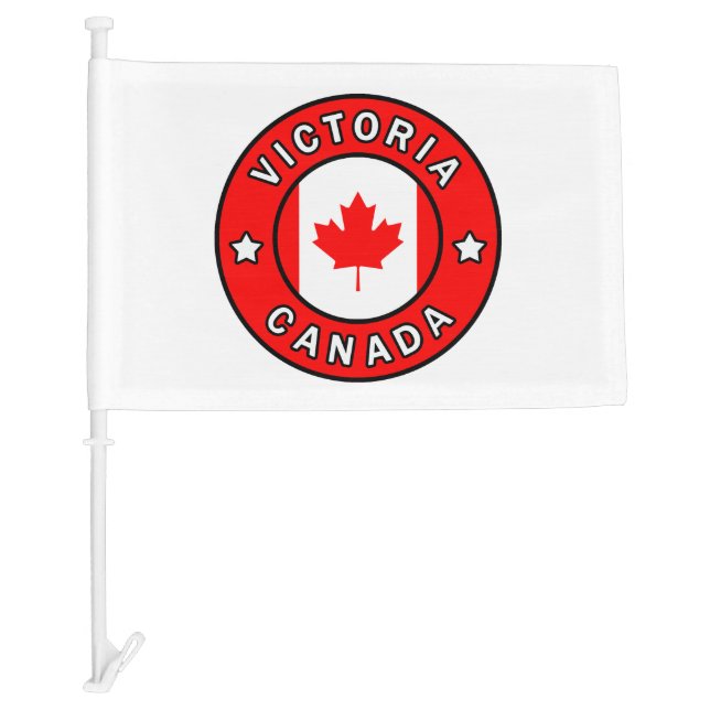 Victoria Canada Car Flag (Front)