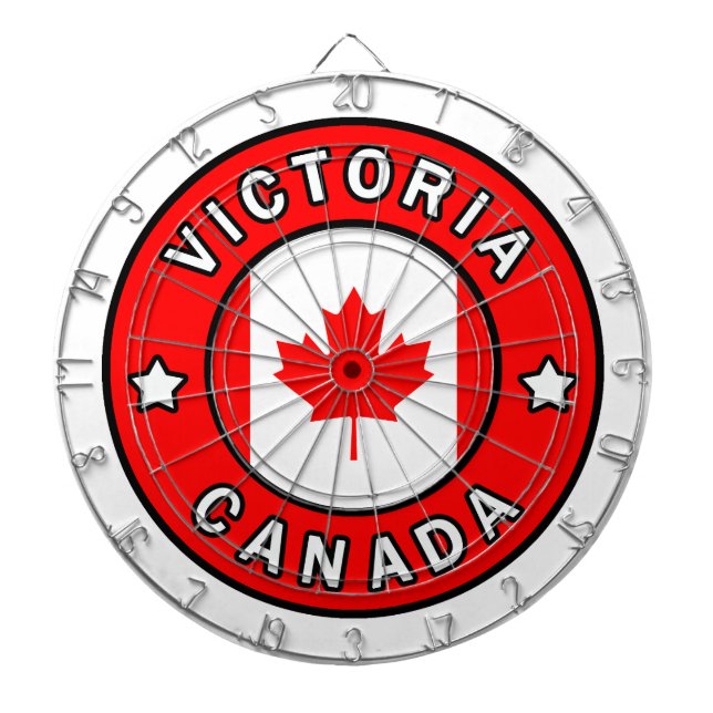 Victoria Canada Dart Board (Front)