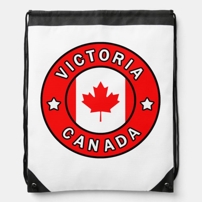 Victoria Canada Drawstring Bag (Front)