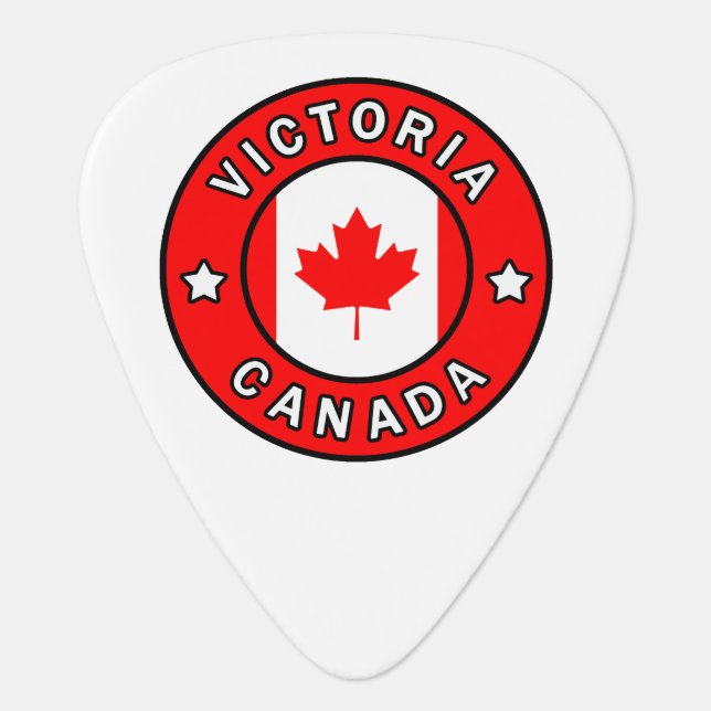 Victoria Canada Guitar Pick (Front)