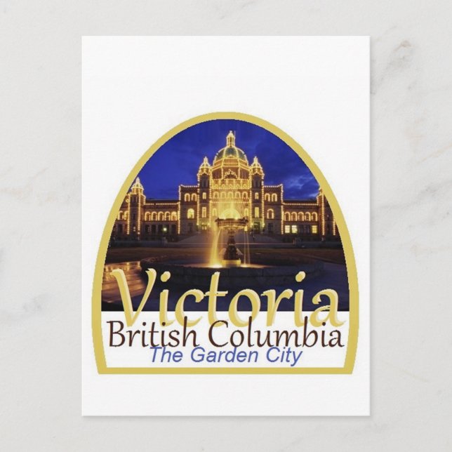 VICTORIA Canada Postcard (Front)
