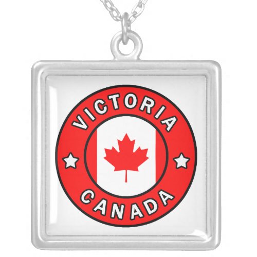Victoria Canada Silver Plated Necklace
