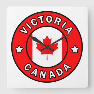 Victoria Canada Square Wall Clock