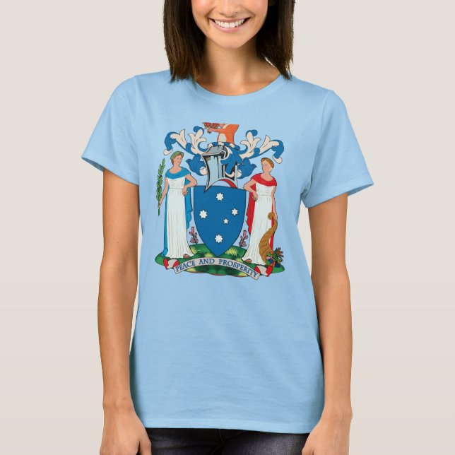 Victoria Coat of Arms T-shirt (Front)