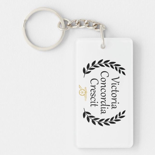 Victoria Concordia Crescit Arsenal  Keychain (Front)