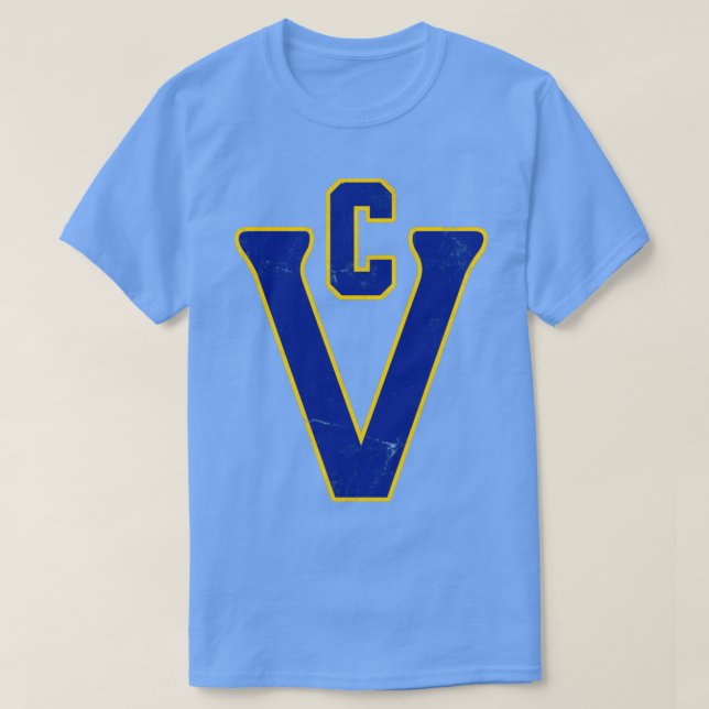 Victoria Cougars FadedDistressed Style T-Shirt (Design Front)