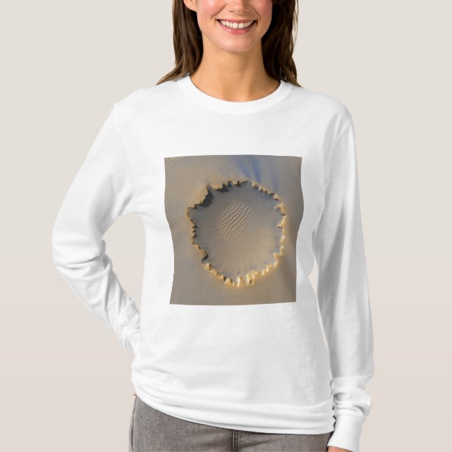 Victoria Crater on Mars T-Shirt (Front)