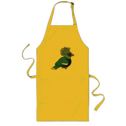 Victoria Crowned Pigeon Long Apron