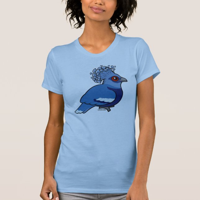 Victoria Crowned Pigeon T-Shirt (Front)