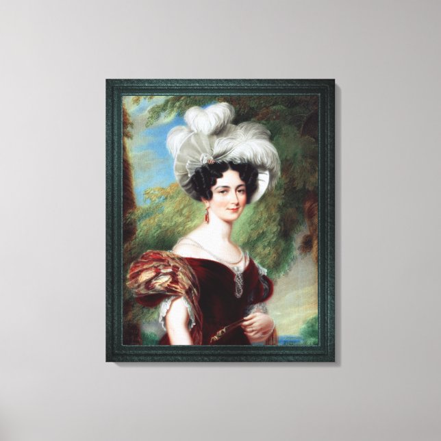 Victoria, Duchess of Kent by George Hayter Canvas Print (Front)