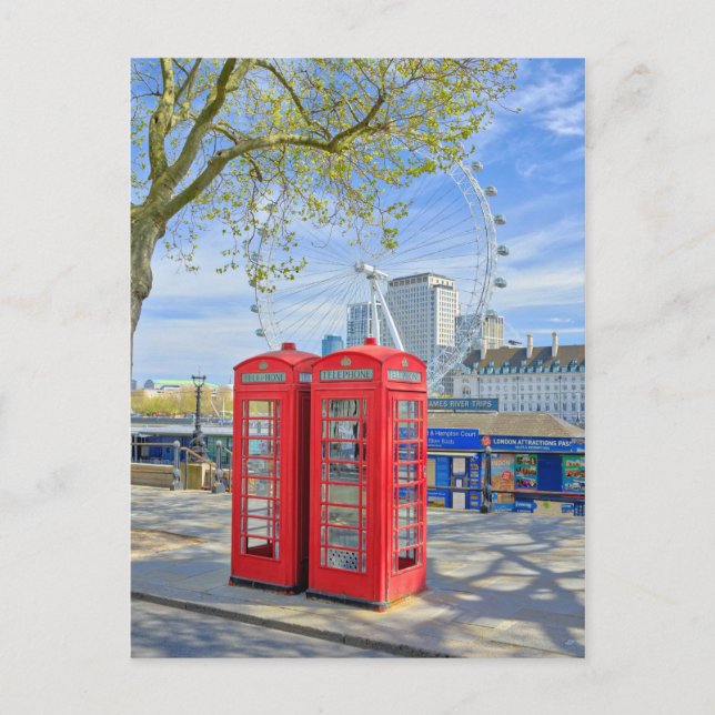 Victoria Embankment, London UK Postcard (Front)