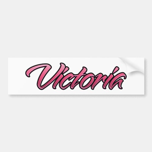 Victoria faded pink Aufkleber Sticker