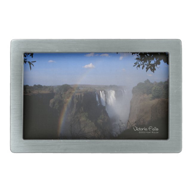 Victoria Fall 2 Rectangular Belt Buckle (Front)