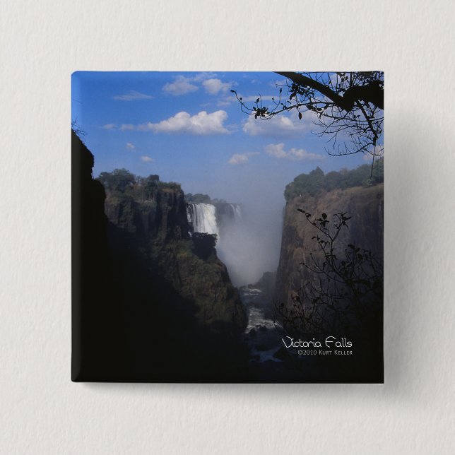 Victoria Falls 1 Pinback Button (Front)