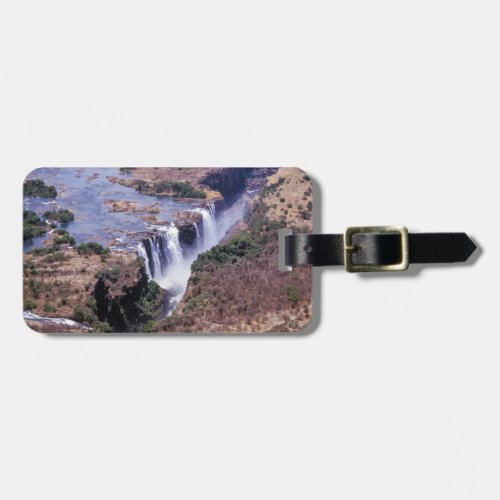 Victoria Falls aerial view _ Zimbabwe Africa Luggage Tag