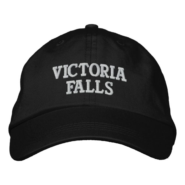 Victoria Falls Embroidered Baseball Hat (Front)