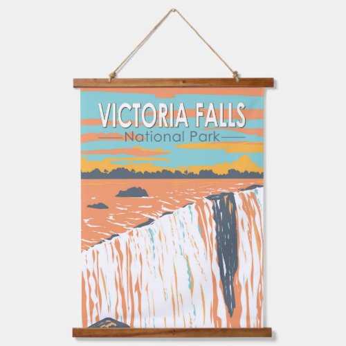 Victoria Falls National Park Travel Art Vintage Hanging Tapestry
