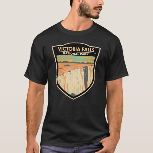 Victoria Falls National Park Travel Art Vintage T_Shirt