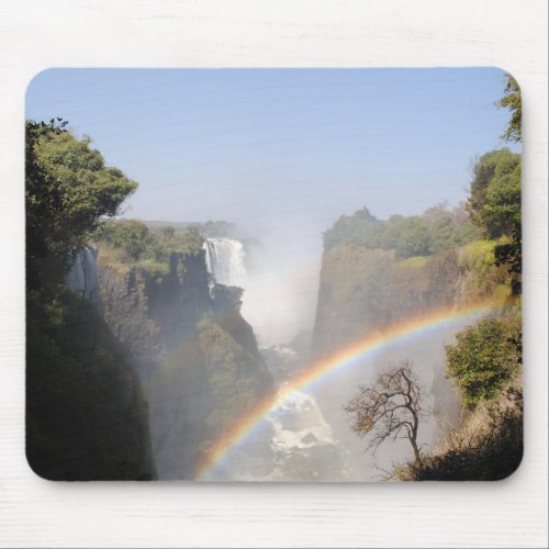 Victoria Falls Rainbow Waterfall Mouse Pad