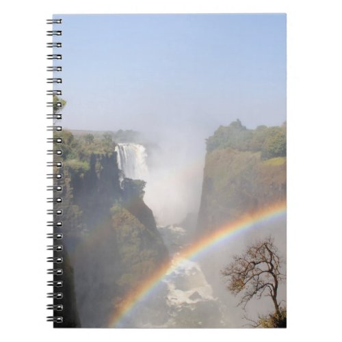 Victoria Falls Rainbow Waterfall Photo Notebook