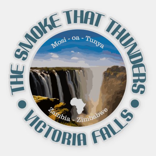 Victoria Falls rd Sticker