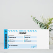 Victoria Falls Surprise Trip Ticket (Standing Front)