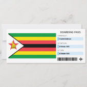 Victoria Falls Surprise Trip Ticket (Back)