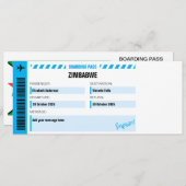 Victoria Falls Surprise Trip Ticket (Front/Back)