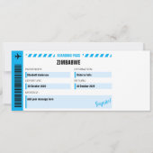 Victoria Falls Surprise Trip Ticket (Front)