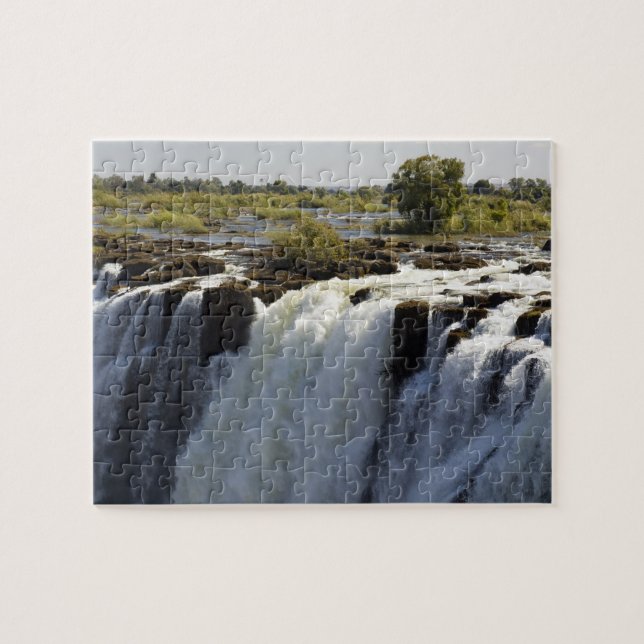 Victoria Falls, Zambesi River, Zambia. 2 Jigsaw Puzzle (Horizontal)