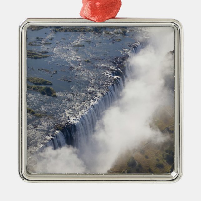 Victoria Falls, Zambesi River, Zambia - Metal Ornament (Front)