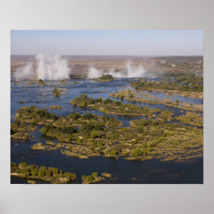 Victoria Falls, Zambesi River, Zambia - Zimbabwe 2 Poster