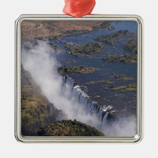Victoria Falls, Zambesi River, Zambia - Zimbabwe Metal Ornament (Front)