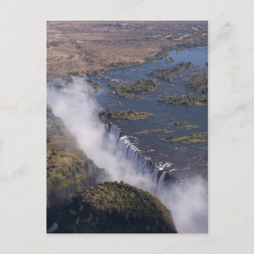 Victoria Falls Zambesi River Zambia _ Zimbabwe Postcard