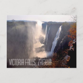 Victoria Falls  Zambia Postcard by BradHines at Zazzle