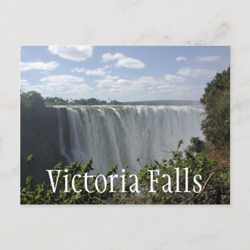 Victoria Falls Zambia Zimbabwe Postcard