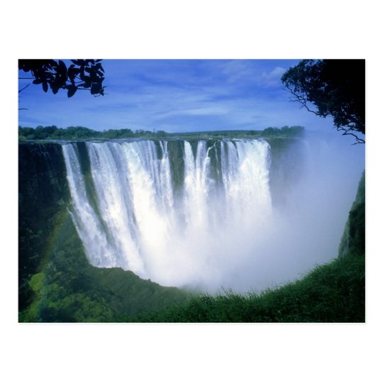 Victoria Falls Zimbabwe Africa Postcard | Zazzle.com