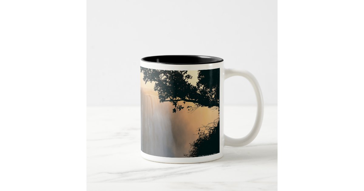 Victoria Falls Zimbabwe Africa Two Tone Coffee Mug Zazzle Com