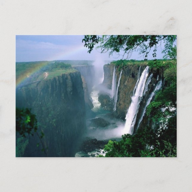 victoria falls, zimbabwe postcard (Front)