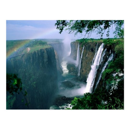 victoria falls, zimbabwe postcard | Zazzle.com