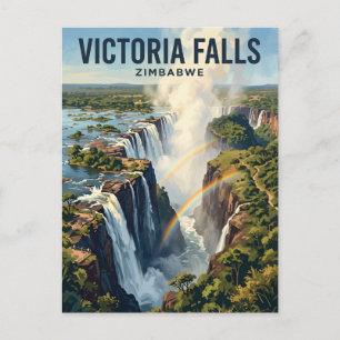 Victoria Falls Zimbabwe Postcard