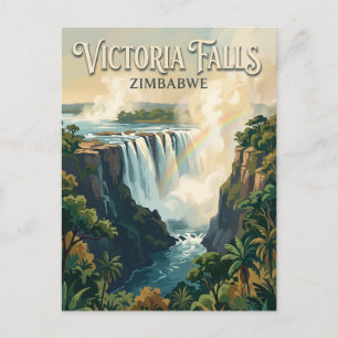 Victoria Falls Zimbabwe Postcard