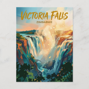 Victoria Falls Zimbabwe Postcard