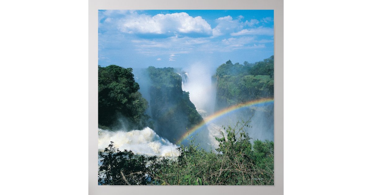 Victoria Falls, Zimbabwe Poster | Zazzle