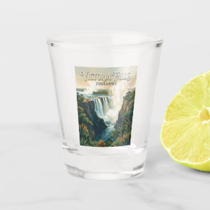 Victoria Falls Zimbabwe Shot Glass