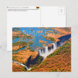 Victoria Falls, Zimbabwe Travel Postcard