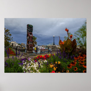 Victoria Harbor, British Columbia, Vancouver Isla Poster