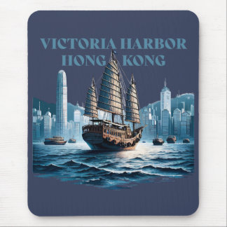Victoria Harbor Hong Kong China Mouse Pad