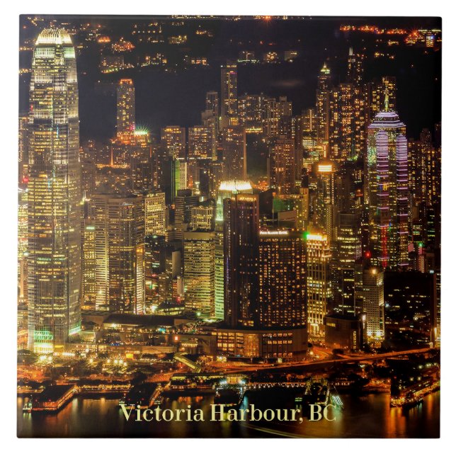 Victoria Harbour, British Columbia Ceramic Tile (Front)