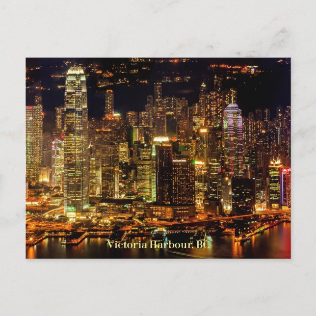 Victoria Harbour, British Columbia Postcard (Front)